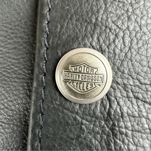 Men’s Genuine Harley Davidson USA Made Leather Chaps Size Large​ - Picture 13 of 16